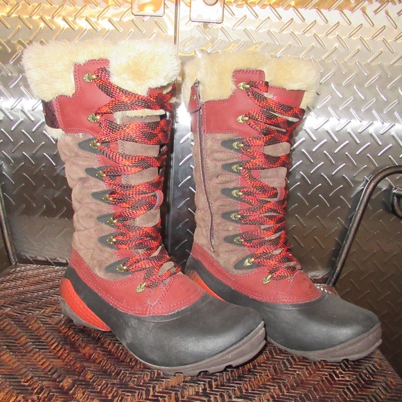 MERRELL WINTERBELLE PEAK MAHOGANY WATERPROOF WINTER BOOT! WOMEN'S SIZE 8.5 - Picture 5 of 10